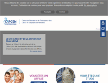 Tablet Screenshot of crpcen.fr
